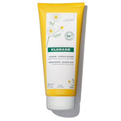 Klorane - Brightening Conditioner with Chamomile - Enhances Highlights Brightens Blonde Hair - Hydrogen Peroxide, Ammonia, Silicone, Paraben Sulfate Free - 6.7 fl. oz.