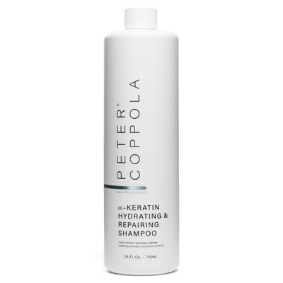 PETER COPPOLA a-Keratin Hydrating Repairing Shampoo - Ultra-repairing Gentle Cleansing Sulfate Free Shampoo Repairs Damaged Hair - Nourishes, Conditions, And Prevent Breakage (24 Fl Oz)