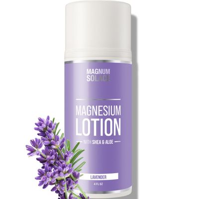 Magnesium Lotion with Aloe, Shea, Coconut - Alternative to Topical Magnesium Cream - Lavender