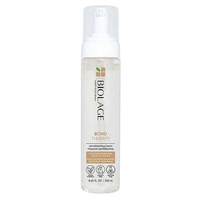 Biolage Bond Therapy Conditioning Foam Builds Bonds Reduces Breakage Paraben Sulfate-Free Vegan Salon Professional Conditioner Cruelty-Free Bonding