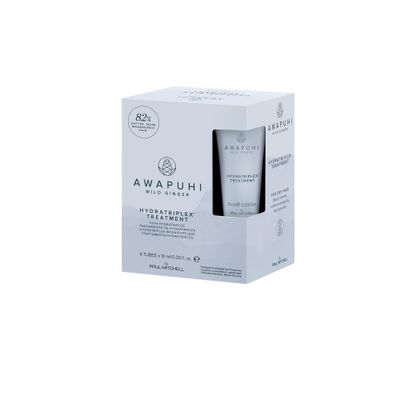 Awapuhi Wild Ginger by Paul Mitchell HydraTriplex Treatment (4-Pack), Ideal For Dry Frizz-Prone Hair