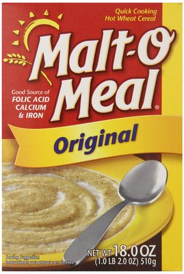 Malt-O-Meal Original Hot Wheat Cereal, 18 Ounce