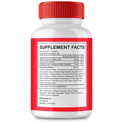 VIVE MD Blood Balance Supplement -Official Formula - Blood Balance Supplement, Extra Strength with Vitamin C, Turmeric Root Powder, Zinc Reviews (2 Pack)