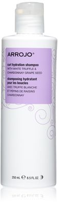 ARROJO Curl Hydration Curly Hair Shampoo - Paraben Sulfate Free Shampoo - Anti Frizz Moisturizing Shampoo w White Truffle, Chardonnay Grape Seed - Wave-Defining Curl Shampoo (8.5 ounce)