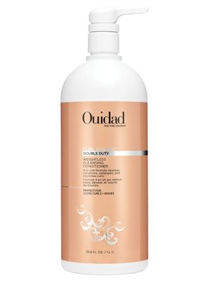 Ouidad Curl Shaper Double Duty Weightless Cleansing Conditioner, 33.8 Fl Oz