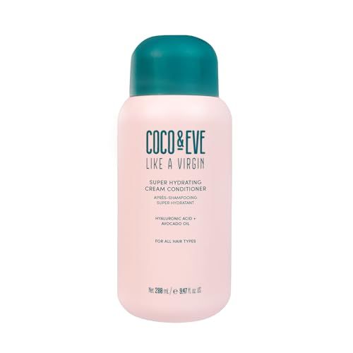 Coco Eve Like A Virgin Super Hydrating Conditioner. Sulfate-free with Argan oil, Coconut. For any Dry, Damaged, Color, and Frizzy hair. (8.4 fl oz)