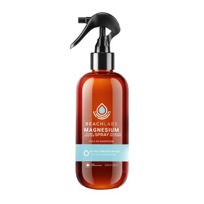 Beach Labs Magnesium Oil Spray - Ocean-Sourced Magnesium for Daily Wellness 100 Natural with 40 Trace Minerals 8 fl oz