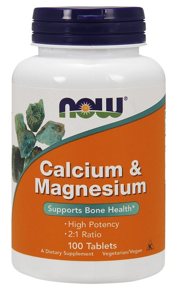 NOW FOODS Cal Mag 500250mg, 100 CT