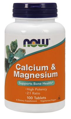 NOW FOODS Cal Mag 500250mg, 100 CT