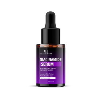 Botanic Hearth 10 Niacinamide Face Serum with Allantoin, Zinc PCA, Cica Hyaluronic Acid Minimize Pores, Correct Dark Spots, Even Skin Tone All Skin Types For Women Men 1 fl oz