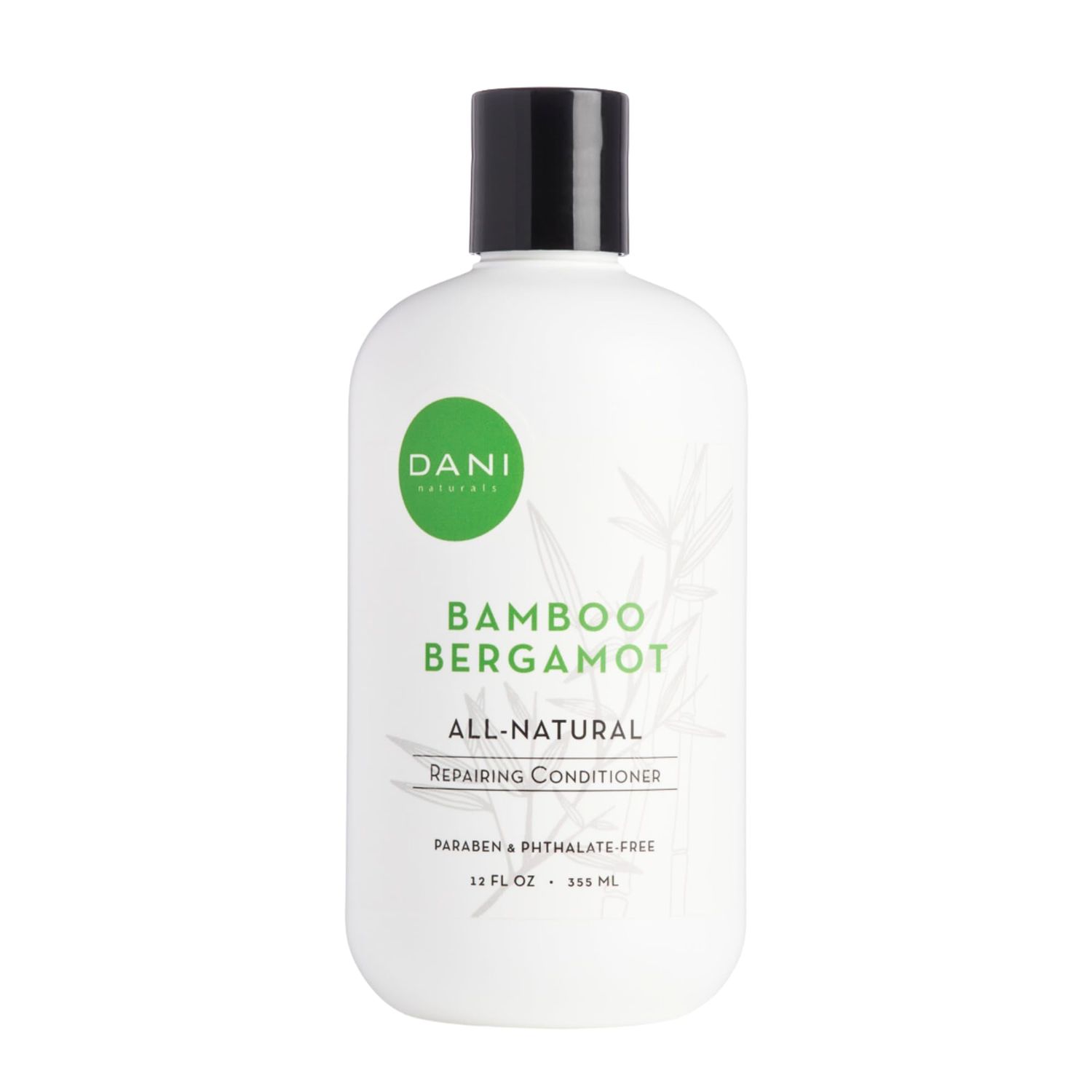 DANI Naturals Conditioner - Bamboo Bergamot, Ultra-Hydrating Nourishing for Dry Curly Hair, Strengthens, Restores, Controls Frizz, Vegan Color-Safe, 12 oz