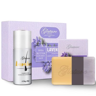 glature Hair Darkening Soap Reverse Deep Blonde Hair Dye, Semi Permanent Hair Color Shampoo, All Natural Botanical Ingredients, Doesn&#39;t Hurt Scalp and Hair, Leave-In Hair Color Paste