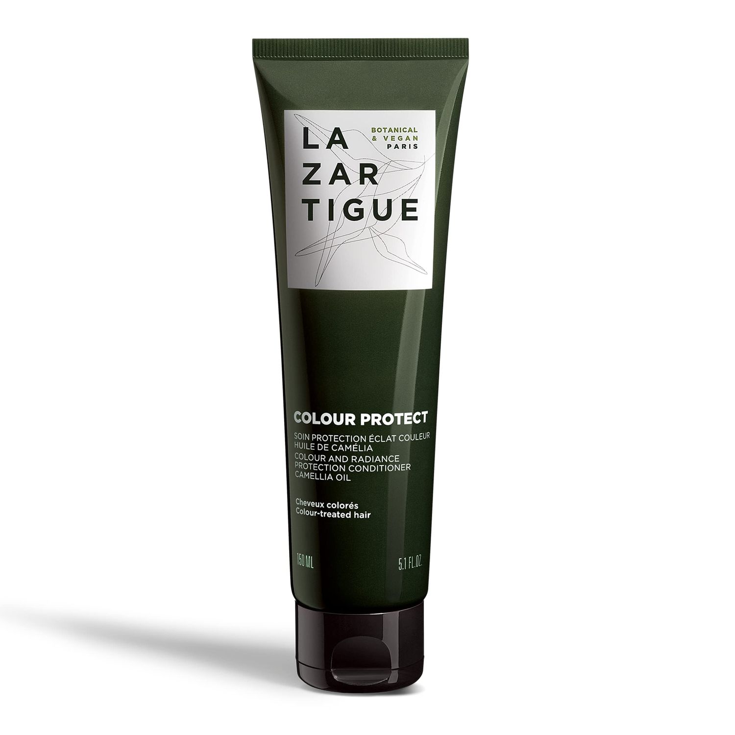 Lazartigue Color Protect Conditioner, Botanical Vegan, Sulfate-Free, Silicone-Free Color and Radiance Protection With Camilla Oil, 5.1 Fl.Oz.