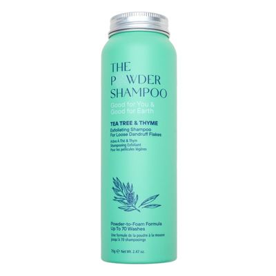 The Powder Shampoo - Powder Shampoo Aluminum Bottle Exfoliating Balancing Shampoo (Thyme Tea Tree) - 2.47 oz