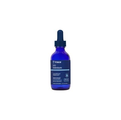 Trace Minerals Liquid Ionic Selenium 300 mcg Dietary Supplement Antioxidant, Supports Immunity, Thyroid Health Vegan, Gluten Free, Non-GMO 2 fl oz (1 pack), 48 servings
