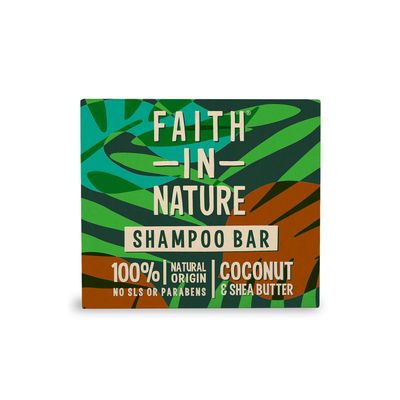Faith in Nature Natural Coconut Shea Butter Shampoo Bar 3.00 oz