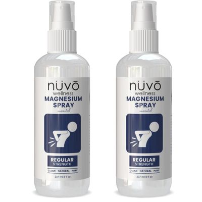 Magnesium Oil Spray - Unscented Regular Strength - 2 x 8oz - Huile de Magn sium - Product of Canada 237 ml x 2