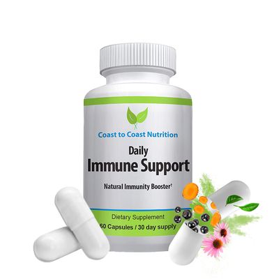 Daily Immune Support Supplement - Sambucus Elderberry with Zinc and Vitamin C Immunity Support Supplement - Natural Immune System Defense. 60 Capsules 1,119 mg