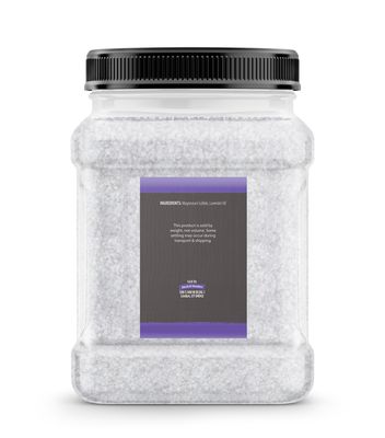Birch Meadow Epsom Salt with Lavender Oil, 4 lb, Magnesium Sulfate, Bath Soak, Rejuvenating Scent