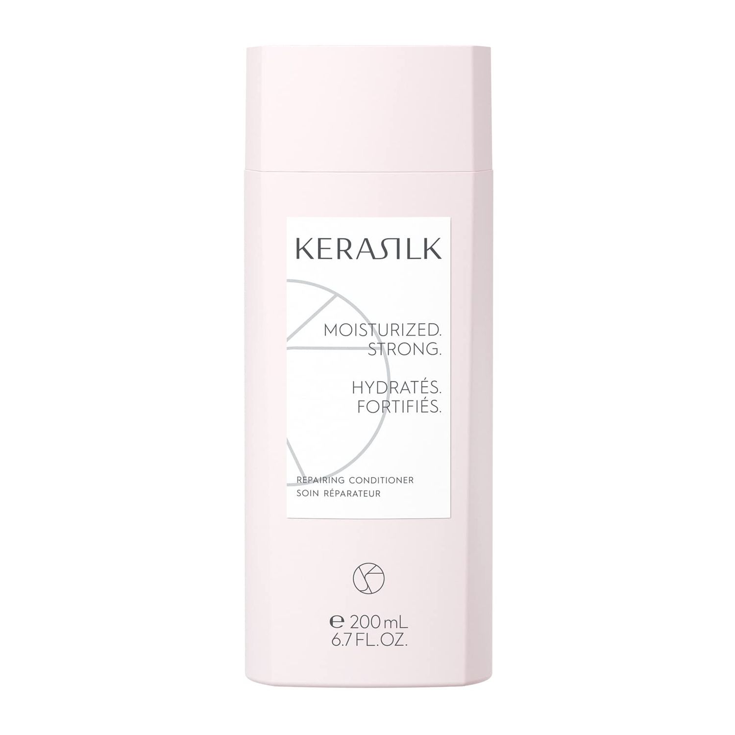KERASILK Repairing Conditioner Deeply Nourishes Moisturizes Reduces Breakage Prevents Further Damage For Dry, Stressed Damaged Hair Ideal For Various Hair Types Textures 200ml