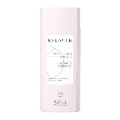 KERASILK Repairing Conditioner Deeply Nourishes Moisturizes Reduces Breakage Prevents Further Damage For Dry, Stressed Damaged Hair Ideal For Various Hair Types Textures 200ml