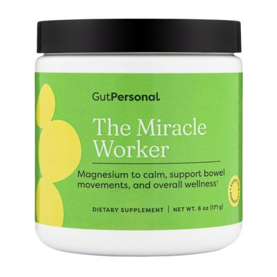 The Miracle Worker Magnesium Glycinate Powder for Sleep - Chelated Magnesium Drink Powder Supplement Helps Reduce Stress Regularity While Easing Muscle Cramps with Strawberry Flavor - 30 Servings