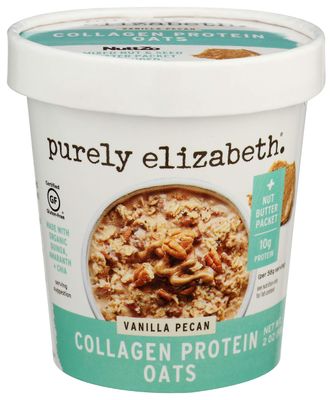 purely elizabeth , Oats Vanilla Pecan Collagen Protein, 2 Oz
