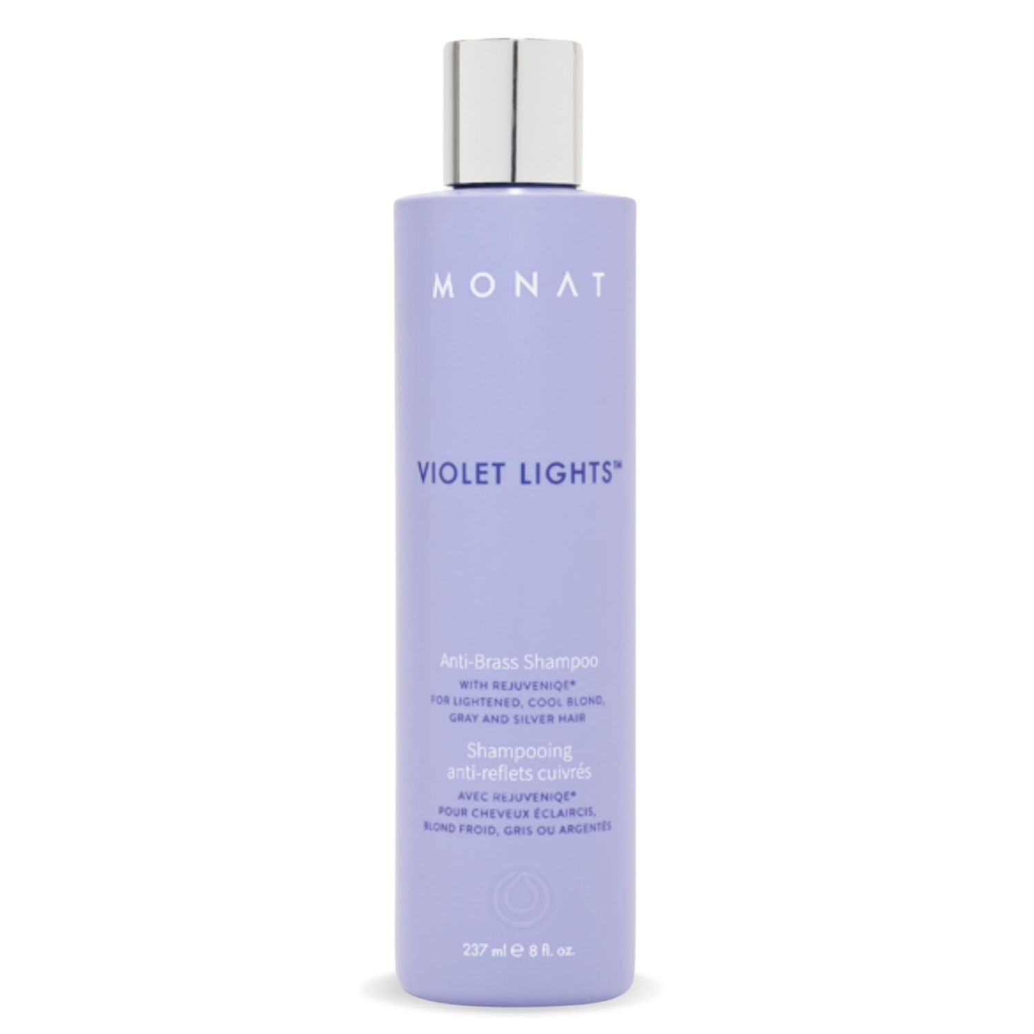 MONAT Violet Lights Anti-Brass Shampoo - Subtly Illuminates Hair - Advanced Toning Formula - Vibrant Manageable Results - Gentle Cleansing for Radiant Locks - Enriched with REJUVENIQE