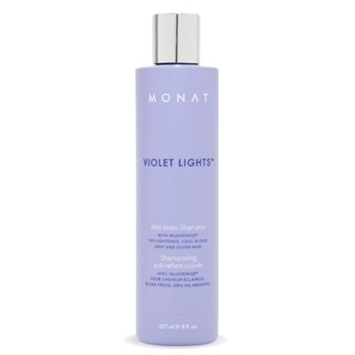 MONAT Violet Lights Anti-Brass Shampoo - Subtly Illuminates Hair - Advanced Toning Formula - Vibrant Manageable Results - Gentle Cleansing for Radiant Locks - Enriched with REJUVENIQE