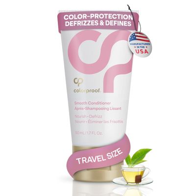 Colorproof Smooth Conditioner 1.7 Fl. Oz. wWhite Tea Scent, Travel Size Hair Smoother for Frizzy Hair, Conditioner for Women and Men wColor Protection
