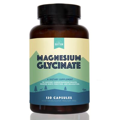 Magnesium Glycinate 150mg Natural Rhythm High Absorption Elemental Magnesium 120 Capsules