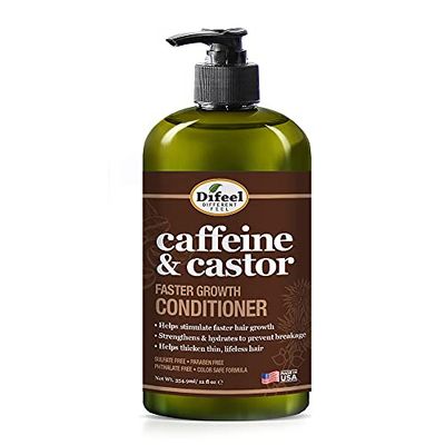Difeel Caffeine Castor Faster Growth Conditioner 12 oz.