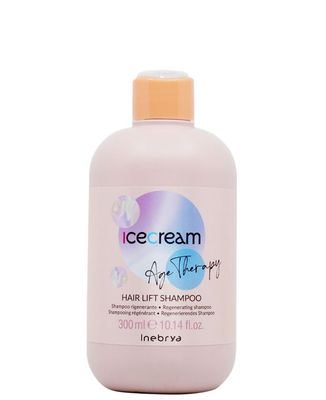 Inebrya Ice Cream Age Therapy Hair Lift Shampoo - Anti-Aging, Volumizing, and Revitalizing (300 ML)