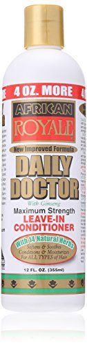 African Royale Daily Doctor Maximum Strength Leave-in Conditioner, 12 Oz
