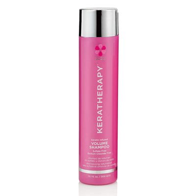 Keratherapy Keratin Infused Volume Shampoo, 10.1 fl oz, 300 ml - Volume Shampoo for Thin Hair - Kerabond Technology with Hemp Seed Oil, Indian Laurel Extract, Sea Kelp Hydrolyzed Silk