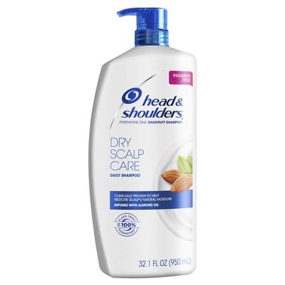 Head and Shoulders Dry Scalp Care Daily-Use Anti-Dandruff Paraben Free Shampoo, 32.1 fl oz
