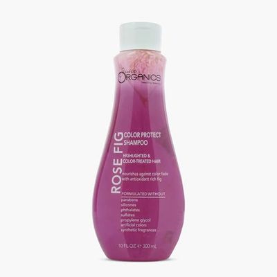 Juice Beauty Rose Fig Color Protect Shampoo - 300 mL - Deeply Cleanses, Boosts Shine Enhances Volume - For Highlighted Color-Treated Hair - Vegan, Cruelty Free