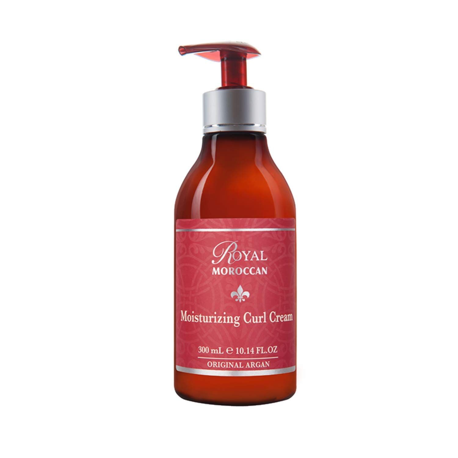 Royal Moroccan Curl Cream for Frizzy Hair Control and Color Treated Hair, 300 ml (10.14 oz) - Moisturizing Curl Defining Conditioner Styling Cream with Argan Oil