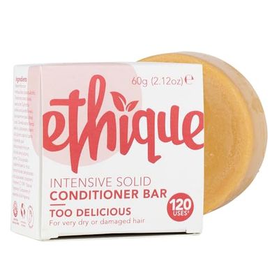 Ethique Conditioner Bar for Dry and Damaged Hair - Too Delicious Paraben Free, Sulfate Free, Vegan, Cruely Free, 2.12 oz