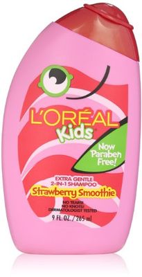 L&#39;Oreal Kids Extra Gentle 2-in-1 Shampoo, Strawberry Smoothie, 9 fl. oz.