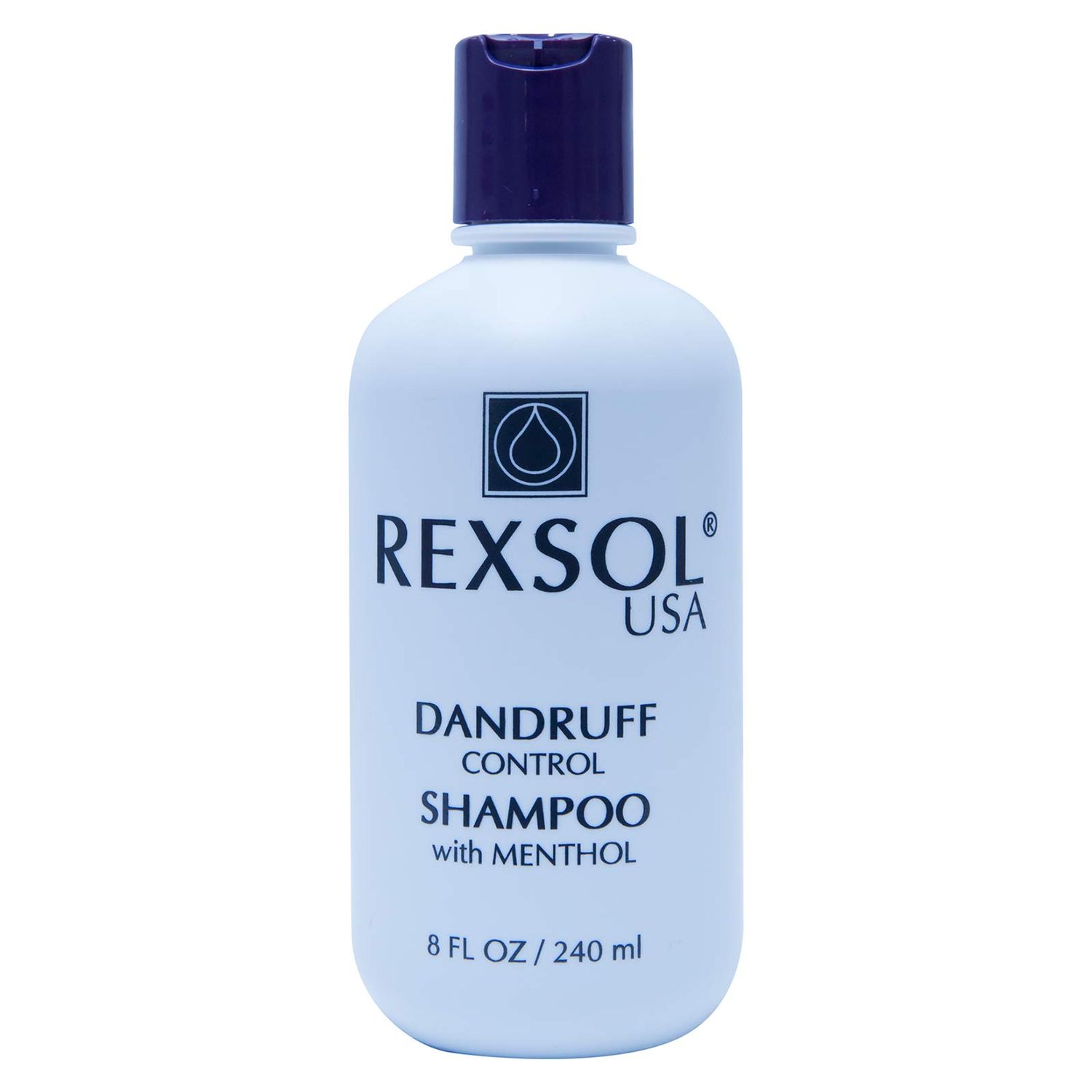 REXSOL Dandruff Control SHAMPOO with MENTHOL Contains Vitamin E, Keratin Protein Rosemary Extract Helps prevent further flaking and itching protect the natural moisture balance(240 ml8 fl oz)