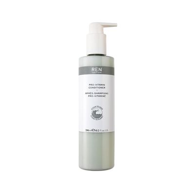 REN Clean Skincare Pro-Vitamin Hair Conditioner - Deeply Hydrating, Silicone-Free Conditioner for Normal Hair, 10.2 Fl Oz