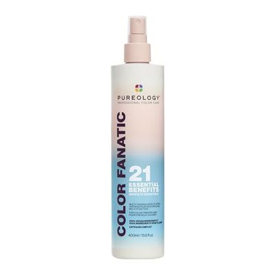 Pureology Color Fanatic Leave-in Conditioner Hair Treatment Detangler Spray Protects Hair Color From Fading Heat Protectant Vegan 13.5 Fl Oz