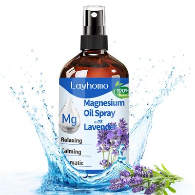 Magnesium Oil,Magnesium Spray Magnesium Oil for Feet,Organic Magnesium Oil Spray with Lavender,Topical Magnesium for Soothing Sore Muscles Relaxing and Sleep Better,Ultra Concentration-200ML