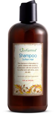 Just Nutritive Psoriasis Soften Hair Shampoo Natural Shampoo for Scalp Concerns Sulfate Free Shampoo for Men and Women Scalp Treatment for All Hair Types 16 Fl Oz