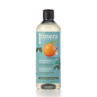 IT NERA Itinera Daily Renewal Shampoo with Sicilian Bitter Orange (12.51 fl oz) - for Vibrant and Healthy Hair - Vegan Friendly - 95 Natural Origin Ingredients