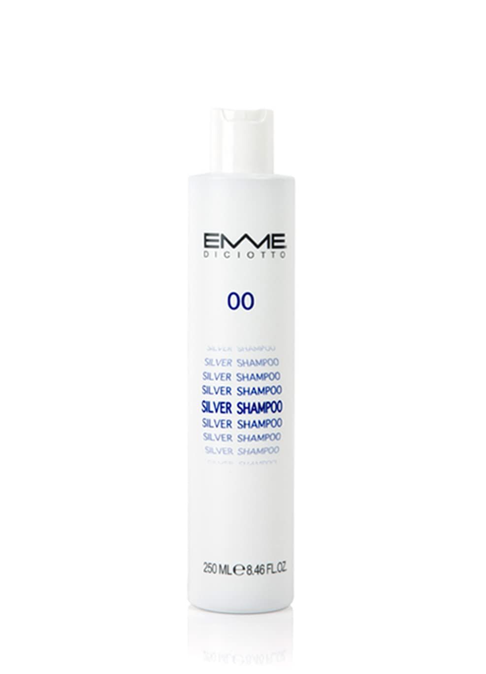 EMME DICIOTTO Emmediciotto 00 Silver hair Shampoo 8.45 oz 250 ml neutralizes yellow effect