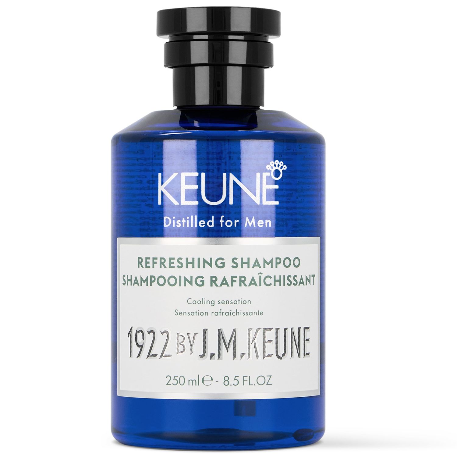 1922 by J.M. Keune Refreshing Shampoo, Invigorating Cooling Cleanser for Men, 8.5 Fl Oz