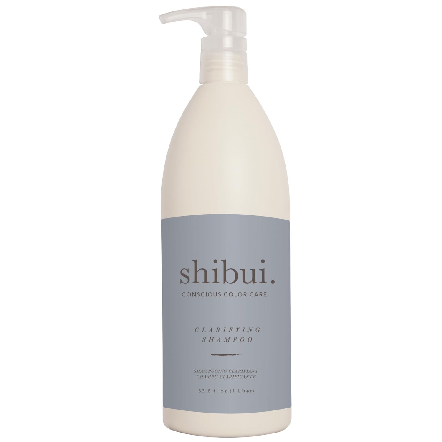 SHIBUI Clarifying Shampoo, Deeply Cleanses, Purifies Enhances Shine, Color-Safe Silicone-Free, 33.8 Fl Oz