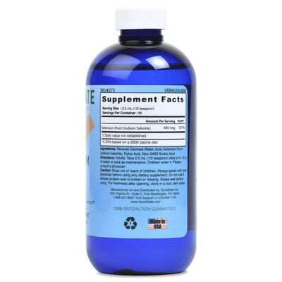 Good State Liquid Ionic Selenium Superior Cellular Absorption Boosts Immune System Helps Break Down and Reduce Toxic Metals 96 Servings 8 fl oz